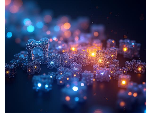 Abstract representation of 3D modeling and animation, digital art